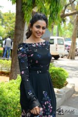 Rakul Preet Singh at Sarrainodu Movie Release Press Meet